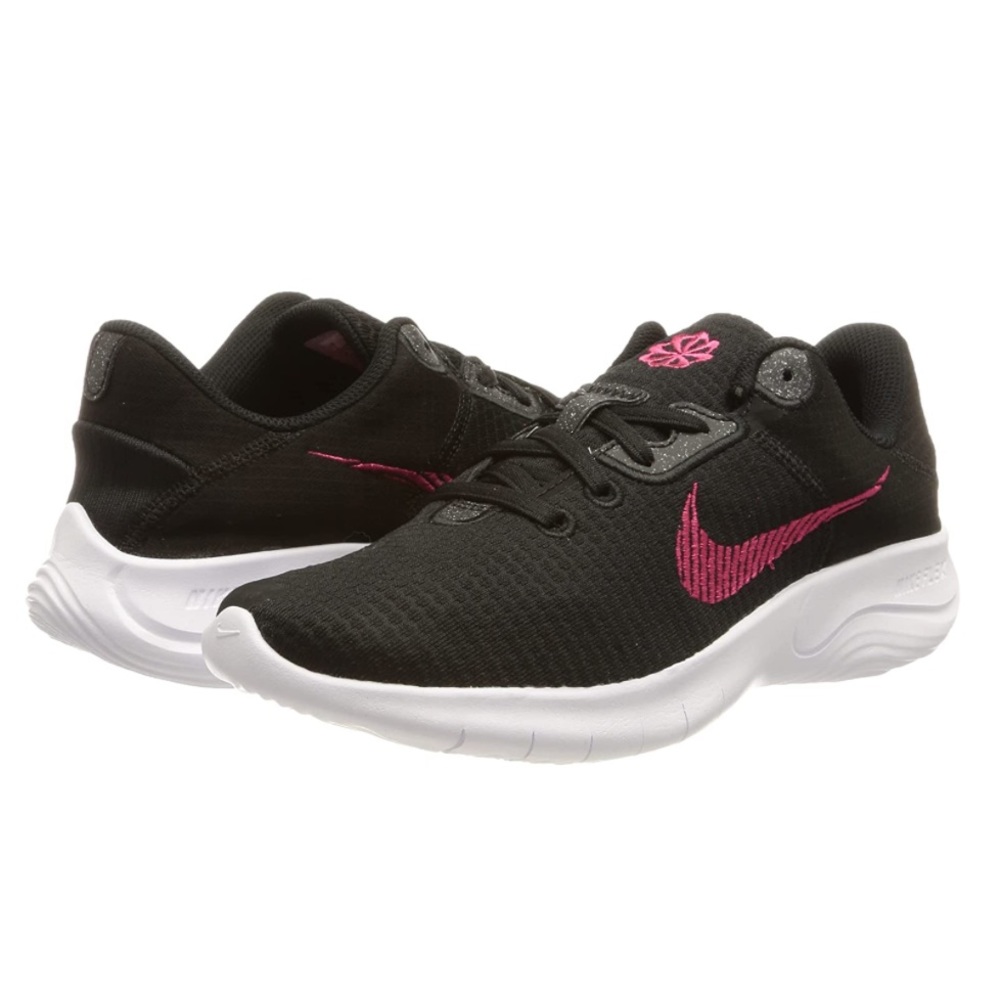 Nike womans Flex Experience Runner 11 NN style DD9283003 Black / Rush Pink White - Picture 4 of 14